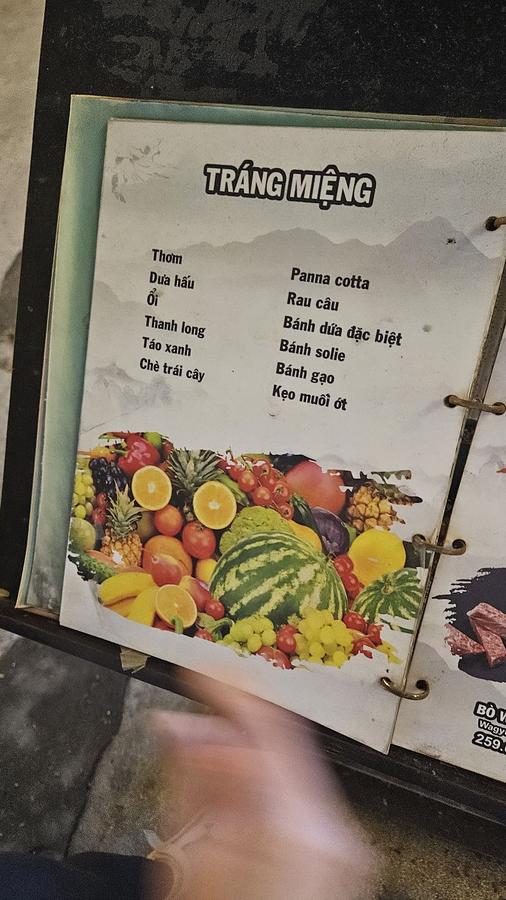 Menu trang 12