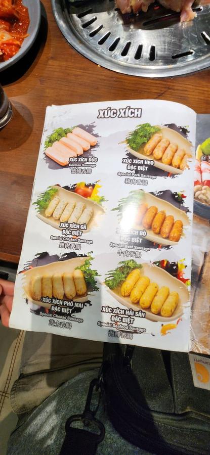 Menu trang 13