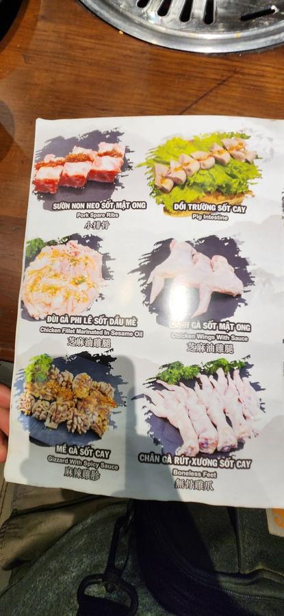 Menu trang 14