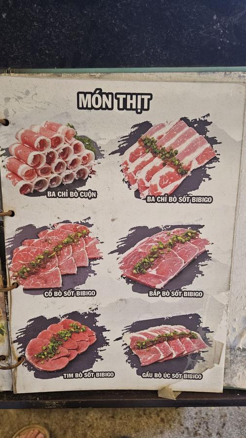 Menu trang 19